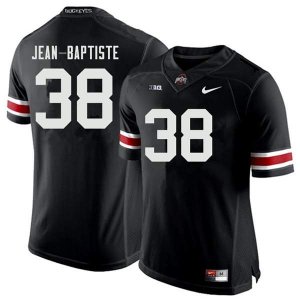 NCAA Ohio State Buckeyes Men's #38 Javontae Jean-Baptiste Black Nike Football College Jersey ZBQ5645RS